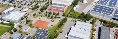 industrial area with buildings