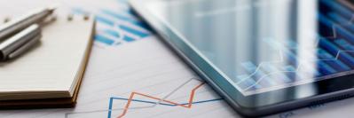 Graphics on paper and notepad