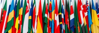 Flags of various countries  