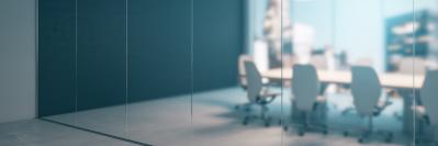 Empty modern conference room