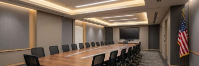 Empty conference room